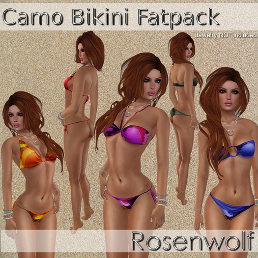 RD Camo Bikini Collection v.2 - Red Camo