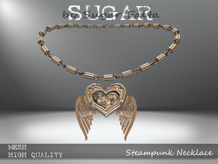 SUGAR - Steampunk Necklace by Sugar Falta BOXED