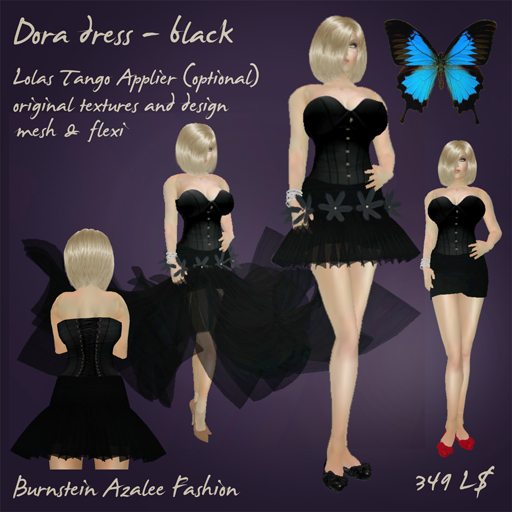 Dora black dress