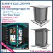 *KK* MESH Elle Freestanding Displays Set Vendor