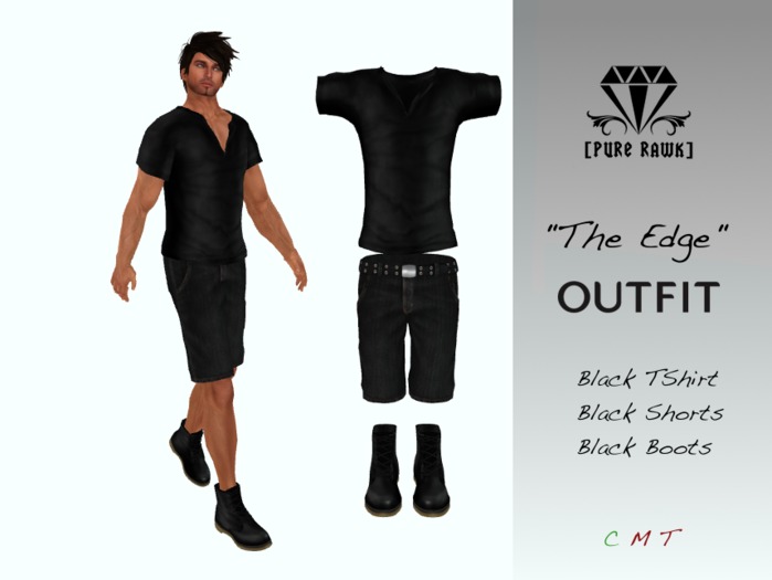 Complete Outfit "The Edge" Mesh Outfit - (Box)