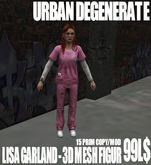 Lisa Garland - Silent Hill -3D MESH FIGUR