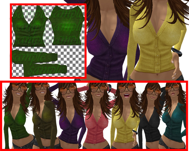Female Sweaters Pack.Full Perm.(TGA)
