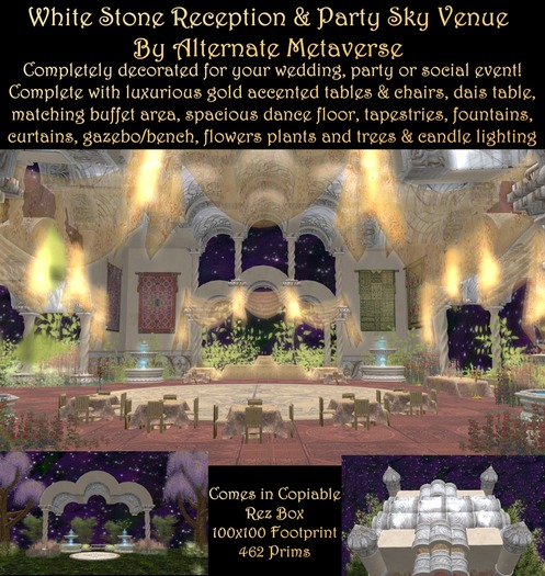 White Stone Reception & Party Sky Venue