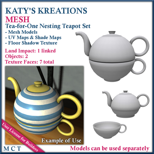 *KK* MESH Agatha Copper Kettle Set Vendor