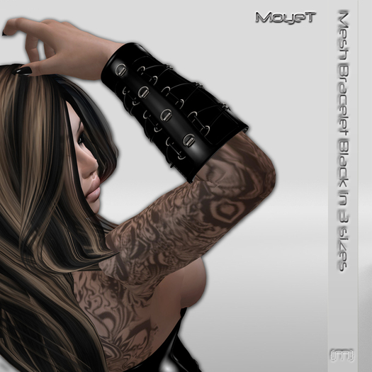 [Moyet]*Lacing_Bracelet_[Black]