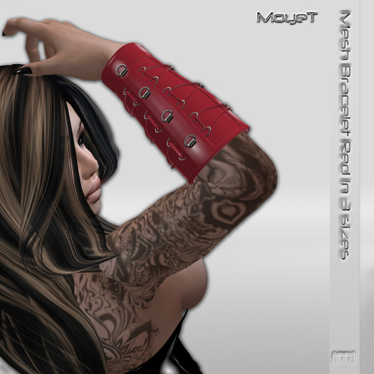 [Moyet]*Lacing_Bracelet_[Red]