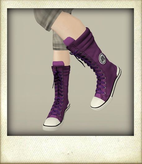 PunkD Purple HiTops