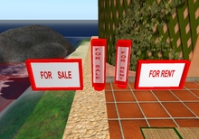 Rental and For sale signs full perms