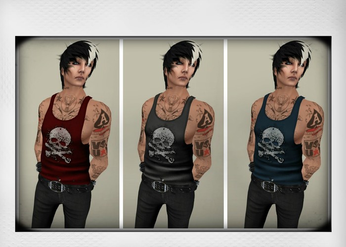 PunkD! Mens Anarchy Tank