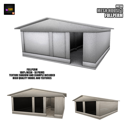 [LR]Mesh House 1 FULLPERM (boxed)