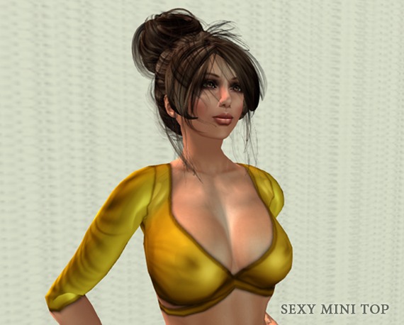 Sexy Mini Top - Gold