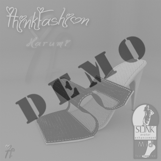 (DEMO)***TF*** - Harumi Shoes Sabot (Slink-Mid)