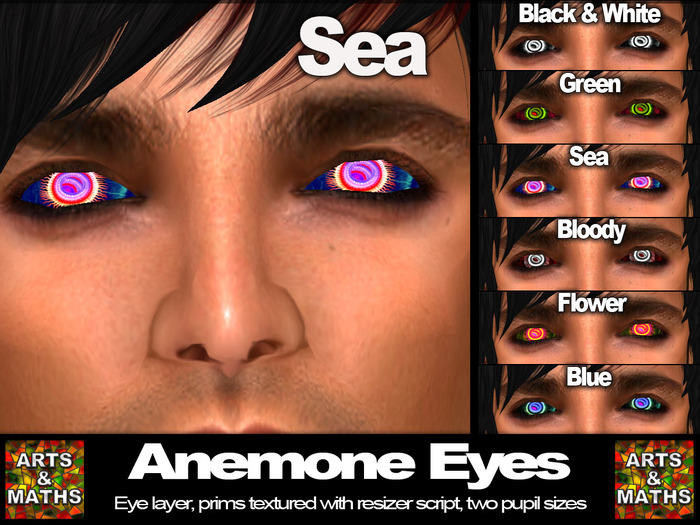Ojos Anémona Mar