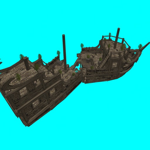 Sunken Ship II (20 prims)