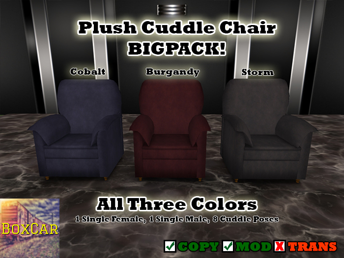 [BOXCAR] Plush Cuddle Chair BIGPACK