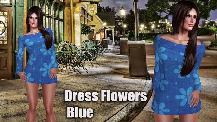 Dress Flower Blue