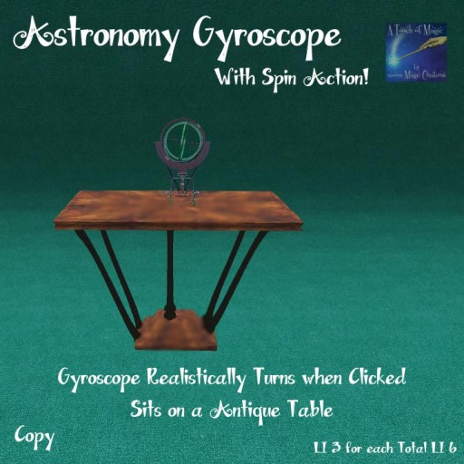 Astronomy Gyroscope and Fairy Table (boxed)
