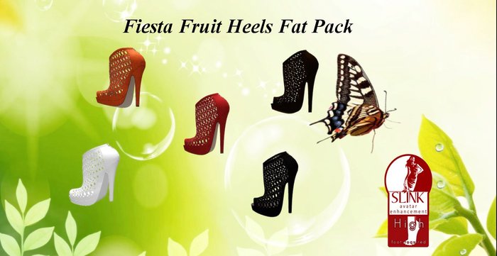 Fiesta Fruit Slink High Heels Fatpack
