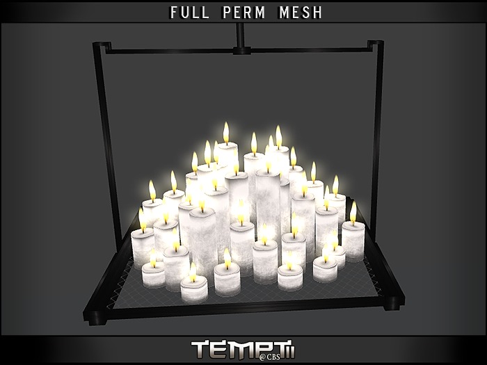 *TEMPTii* HANGING CANDLES FULL PERM SMALL