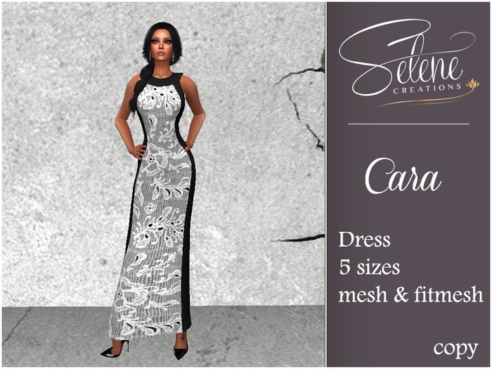 [Selene Creations] Cara White Lace Mesh&Fitmesh