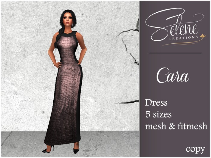 [Selene Creations] Cara Pink Croco Mesh&Fitmesh