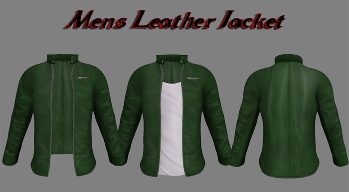 Leather Jacket Green