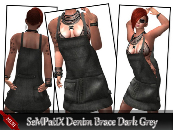 SeMPatiX Denim Brace Dark Grey