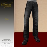 *Chopard Couture* Tom Jeans - Boot Cut Black (Mesh)