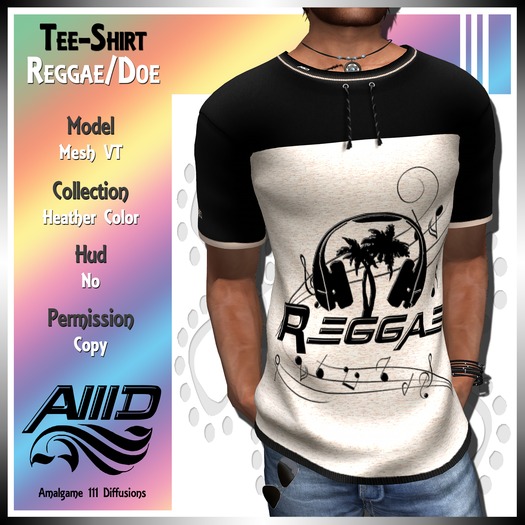 Tee-Shirt Reggae/Doe  ( A111D )