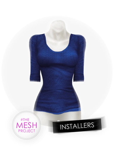 #TheMeshProject - Classic Sweater (Dark Blue)