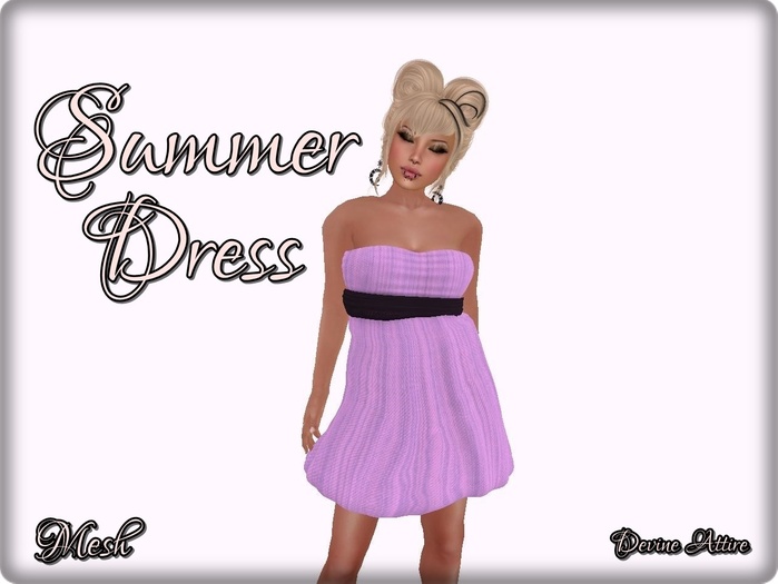 {PD} Blue Summer Dress