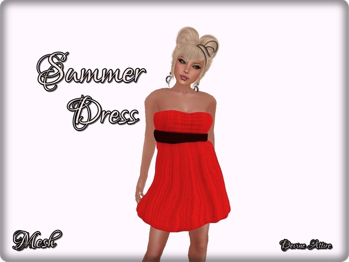 {PD} Blue Summer Dress