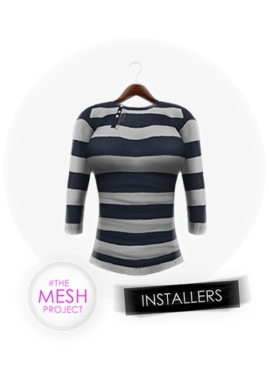 #TheMeshProject - Sailor Striped Sweater ()
