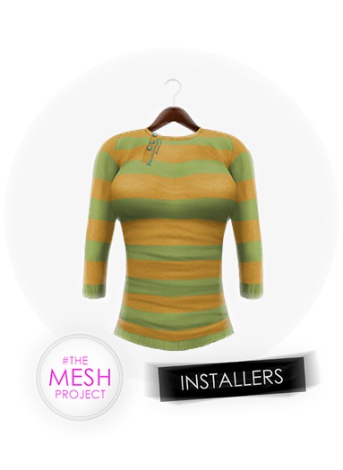 #TheMeshProject - Sailor Striped Sweater ()