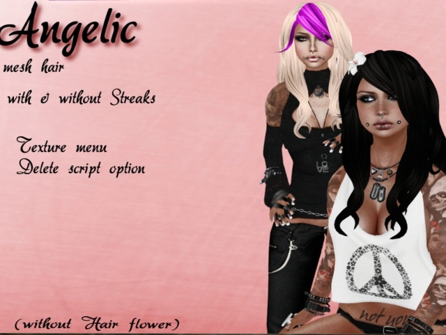.:ARI:. Angelic *blond pack*  Mesh Hair