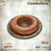 [Ginger Line] Ciambellone on decorate plate