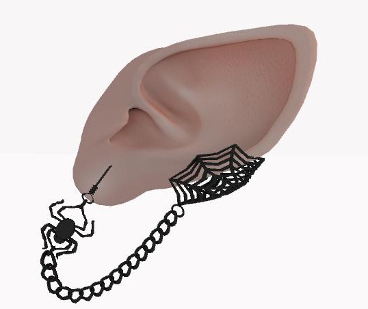 Lilith Ears {Spider Ear Rings }