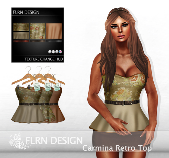 Carmina Retro Top Brown