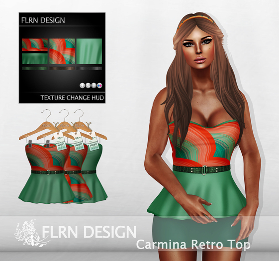 Carmina Retro Top Green