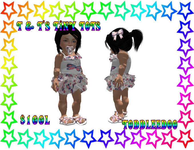 Butterfly Ruffle Dress
