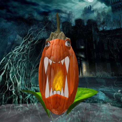 Fireplace Halloween Pumpkin Boxed