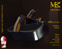 MIAMAI_Jelly summer platform slipper - DEMO (Slink flat)