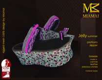 MIAMAI_Jelly summer platform slipper - breeze (Slink flat)