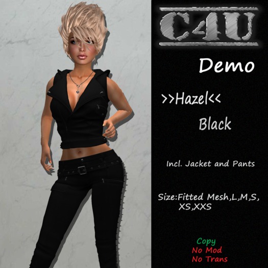 >>C4U<< [Box] DEMO Hazel Black