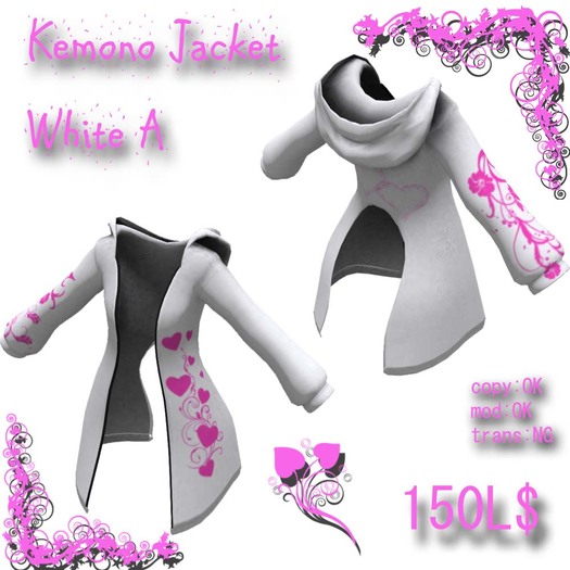 *K:K* Kemono Jacket White A