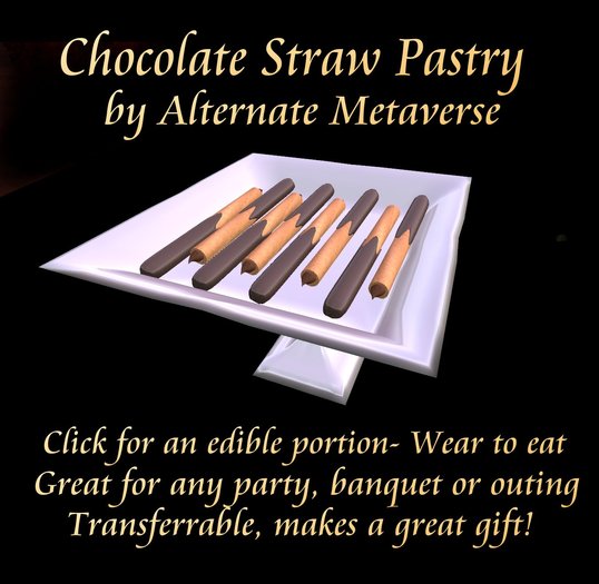 Chocolate Straw Pastry- Click For A Piece-AMV Foods