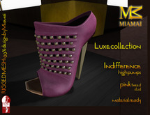 MIAMAI_Indifference high pumps -luxe- pink (Slink high)