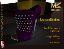 MIAMAI_Indifference high pumps -luxe- magenta (Slink high)