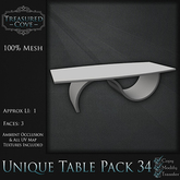 -TC- Unique Table Pack 34 Mesh 50% Discount!!